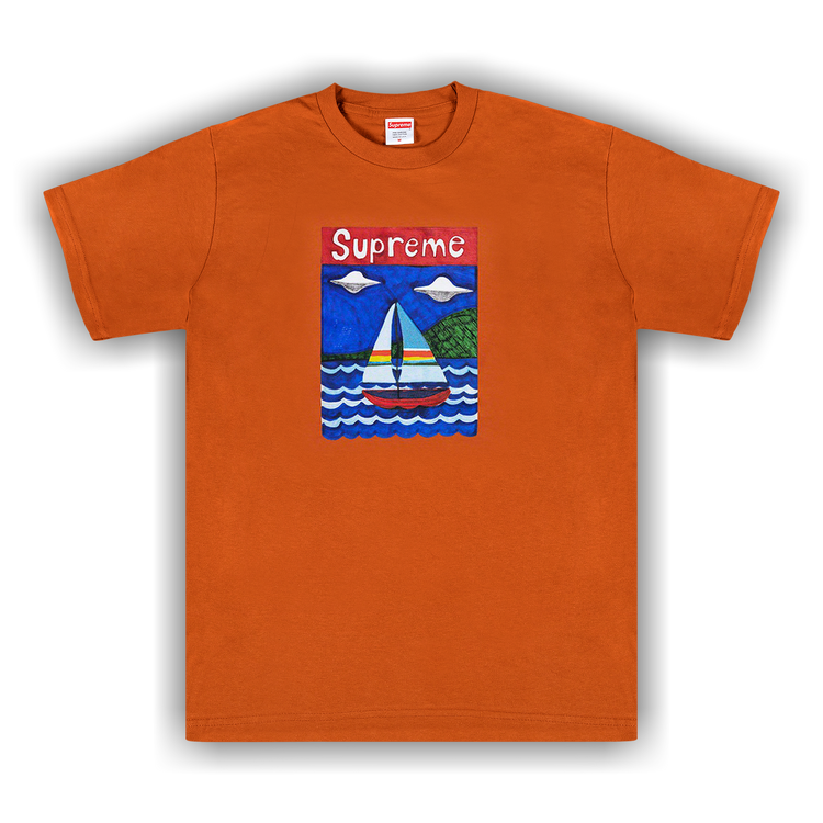 Buy Supreme Sailboat Tee Rust SS20T17 RUST GOAT