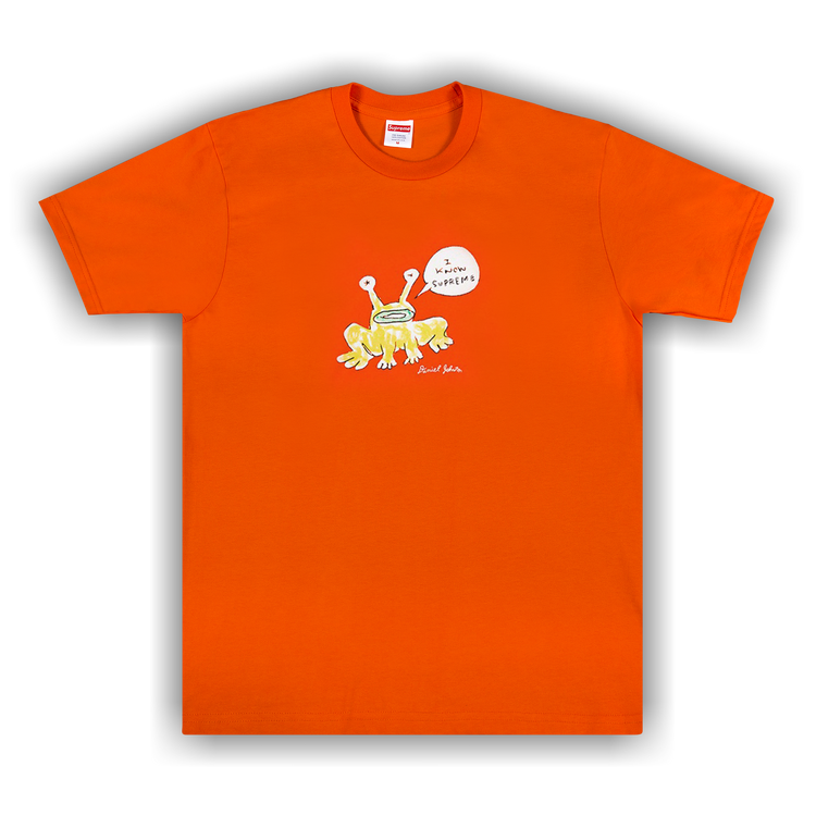 トップス TNT Daniel Johnston Frog Cap Black Supreme SS20 Daniel Johnston Frog T Shirt Tee Black