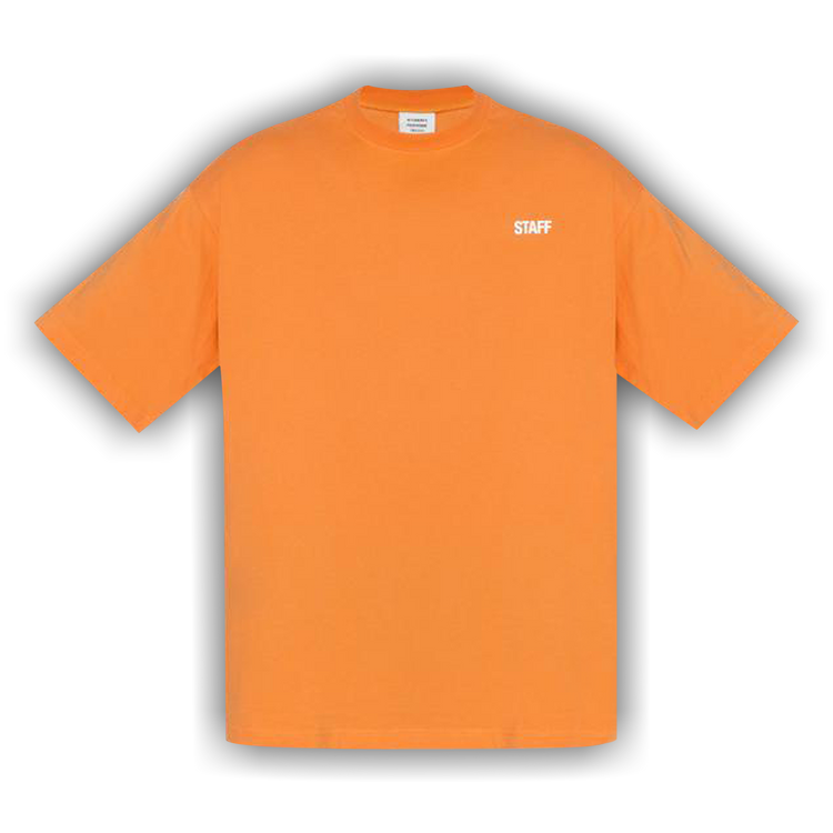 Tシャツ・カットソー VETEMENTS 'Black & Orange Fire' shirt Buy Vetements Urban Logo T-Shirt 'Black' - UE64TR150B BLAC
