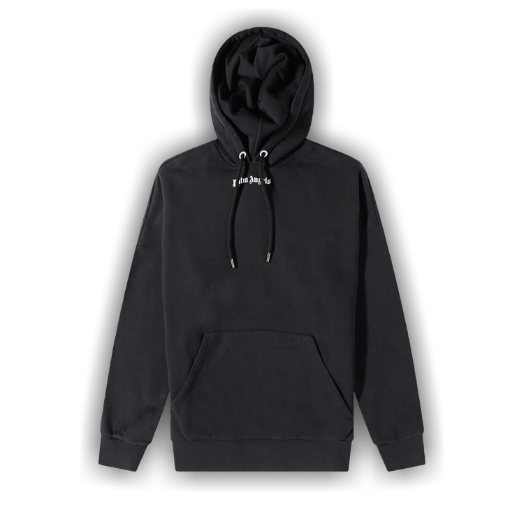 ★Palm Angels★ Logo Hoodie Black White PMBB036C99FLE0011001 Buy Palm Angels Ultra Logo Over Hoodie 'Black/White