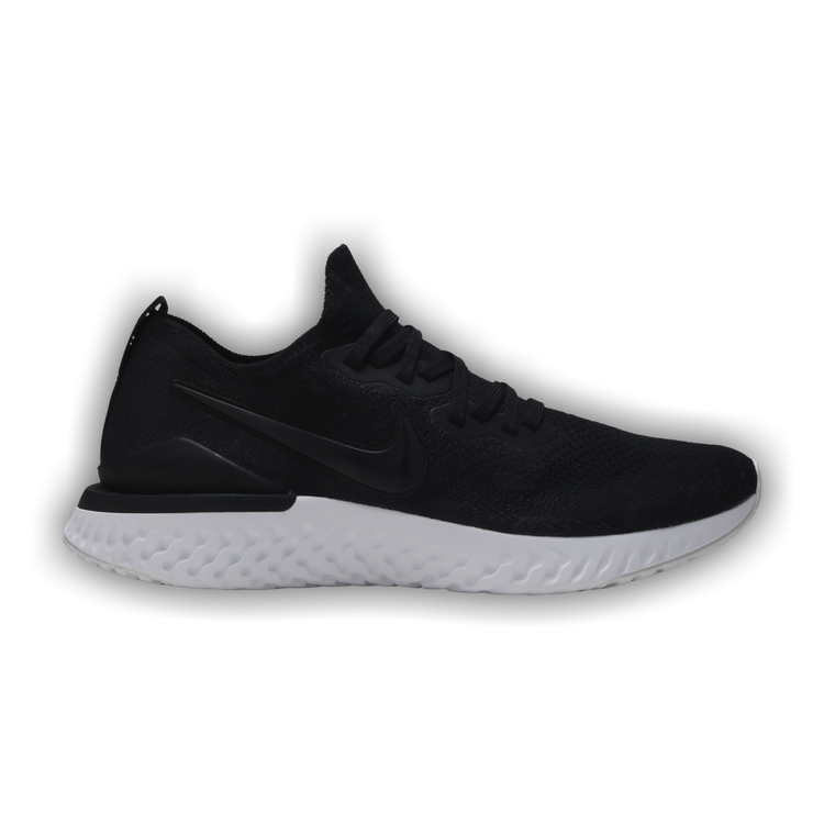 Epic react flyknit 2 men's black clearance