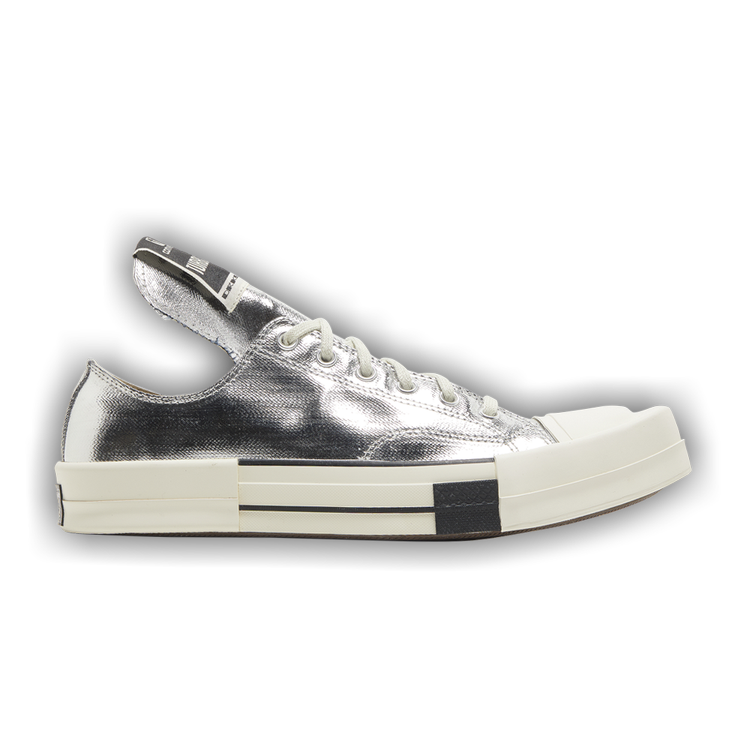 Buy Rick Owens x TURBODRK Chuck 70 Low 'Silver Lacquer' - A01292C 