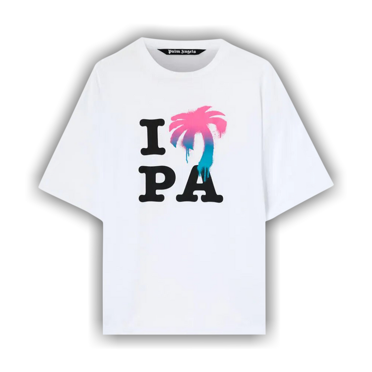 Buy Palm Angels I Love PA Classic T-Shirt 'White