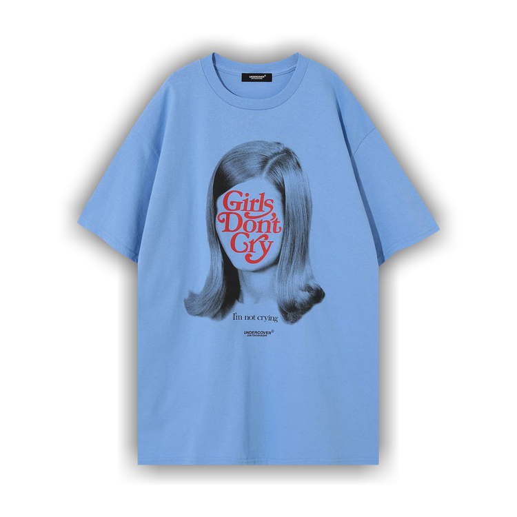 Buy Undercover x Verdy Girls Don't Cry T-Shirt 'Light Blue' - UC2B9815 LIGH  | GOAT