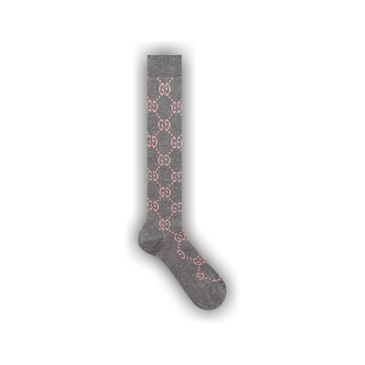 極美品⭐︎GUCCI GGロゴ グレーソックス 668060_00.png.png