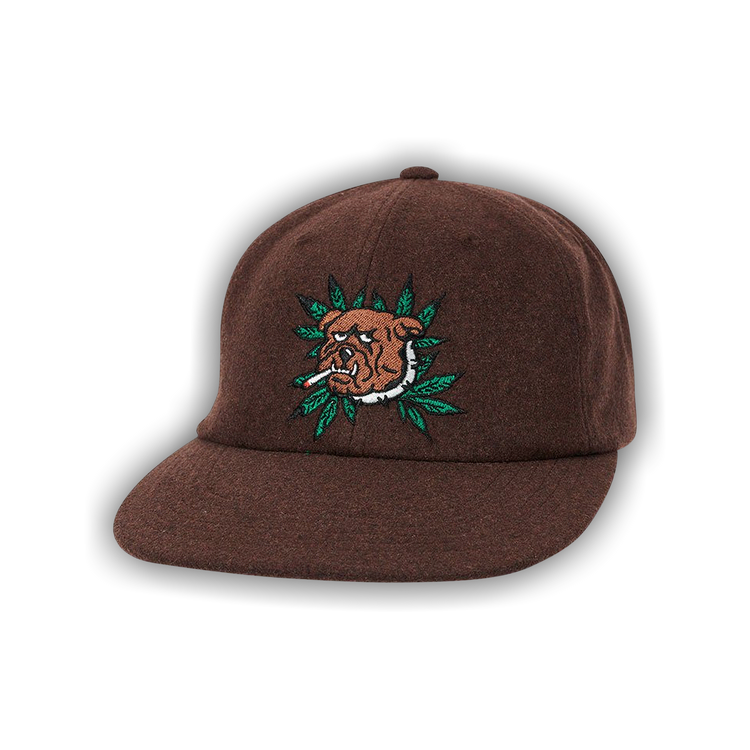 Buy Palace Weed Bulldog Wool 6-Panel 'Brown' - P19H021 | GOAT CA