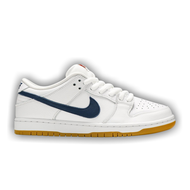 Nike sb orange label dunk low white hotsell