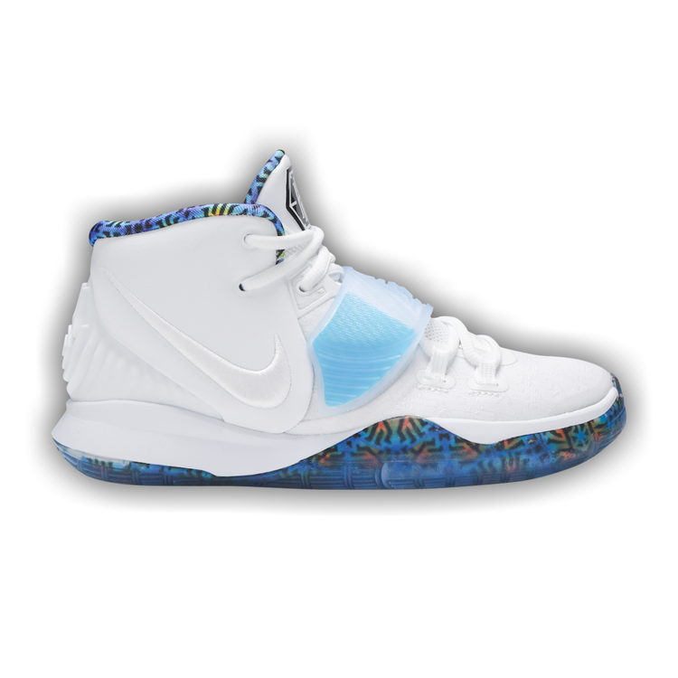 Kyrie 6 white top blue