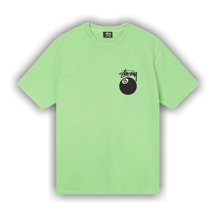『Stussy』8 Ball Pigment Dyed T-Shirt★Olive★Unisex★ Stussy 8 Ball Pigment Dyed Olive T-Shirt Large Brand New