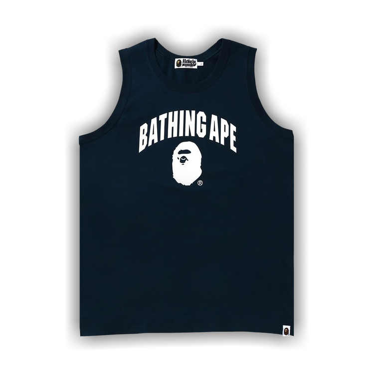 Buy BAPE Bathing Ape Tank Top 'Navy' - 1I30 108 023 NAVY | GOAT