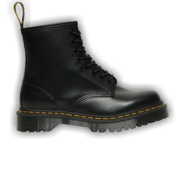 ◆Dr.Martens◆ 1460 8 Hole Becks Black Smooth 25345001 1460 Bex Smooth Leather Lace Up Boots in Black | Dr. Martens