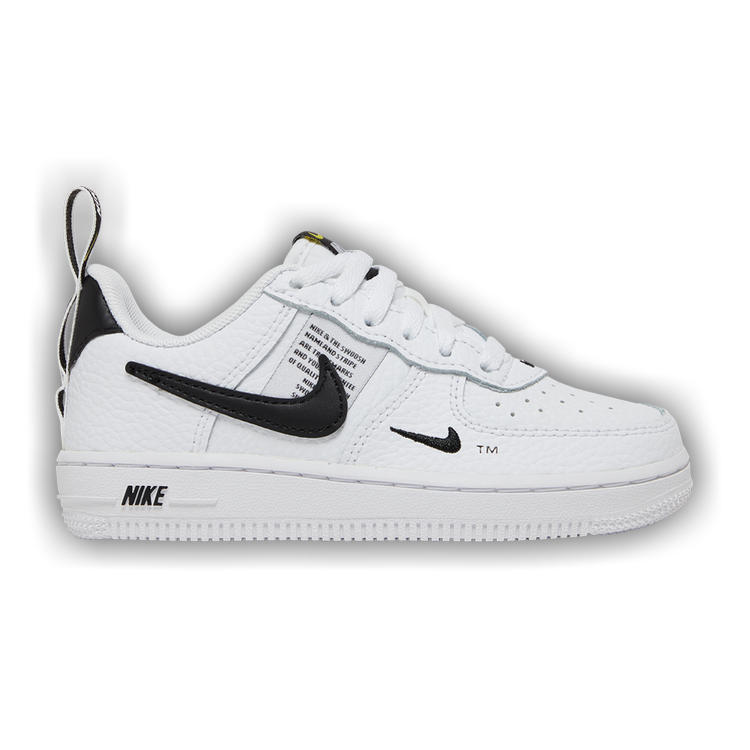 Nike Air Force 1 Low LV8 Utility White Black Shoes GS AR1708-100 PS  AV4272-100