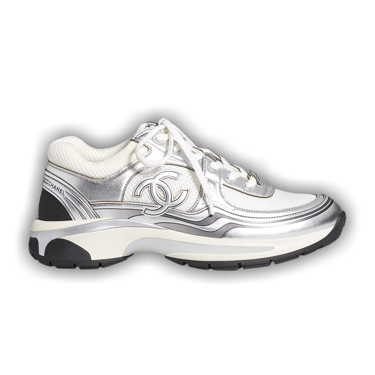 【日本未発売】 Sneaker Logo CC Chanel Buy 'White Y56368 G39794 - Silver' バンダナ/スカーフ