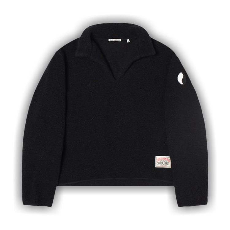 Buy Stussy x Our Legacy Work Shop Runner Sweater 'Black' - WS4226RB BLAC |  GOAT