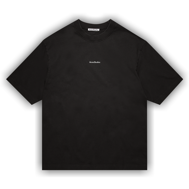 Buy Acne Studios Reverse Logo T-Shirt 'Black' - BL0198 GOAT