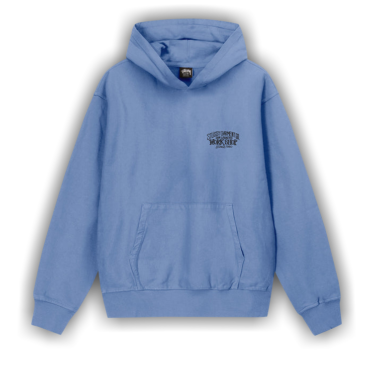 ろむ  Stussyパーカー BORN X RAISED X STUSSY LOGO ZIP HOODIE ジップアップパーカー
