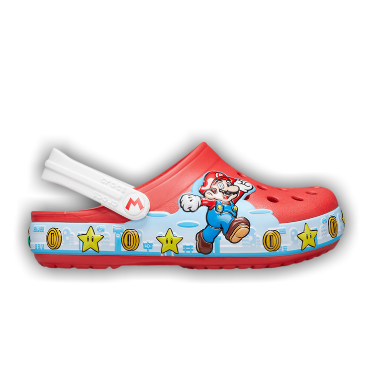 Buy Nintendo x Classic Lights Clog Kids Fun Lab Super Mario 206438 8C1 GOAT UK