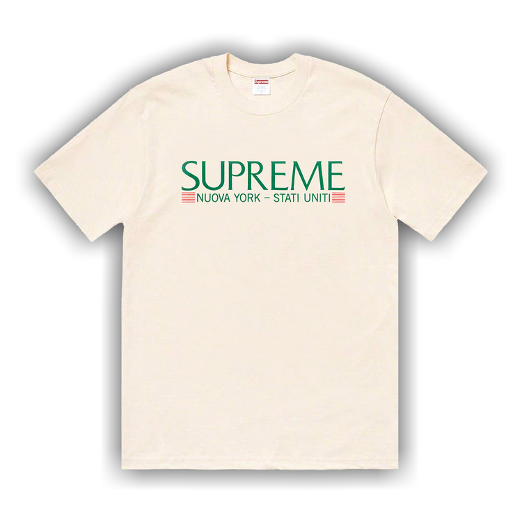 Buy Supreme Nuova York Tee Natural FW20T16 NATURAL GOAT SA