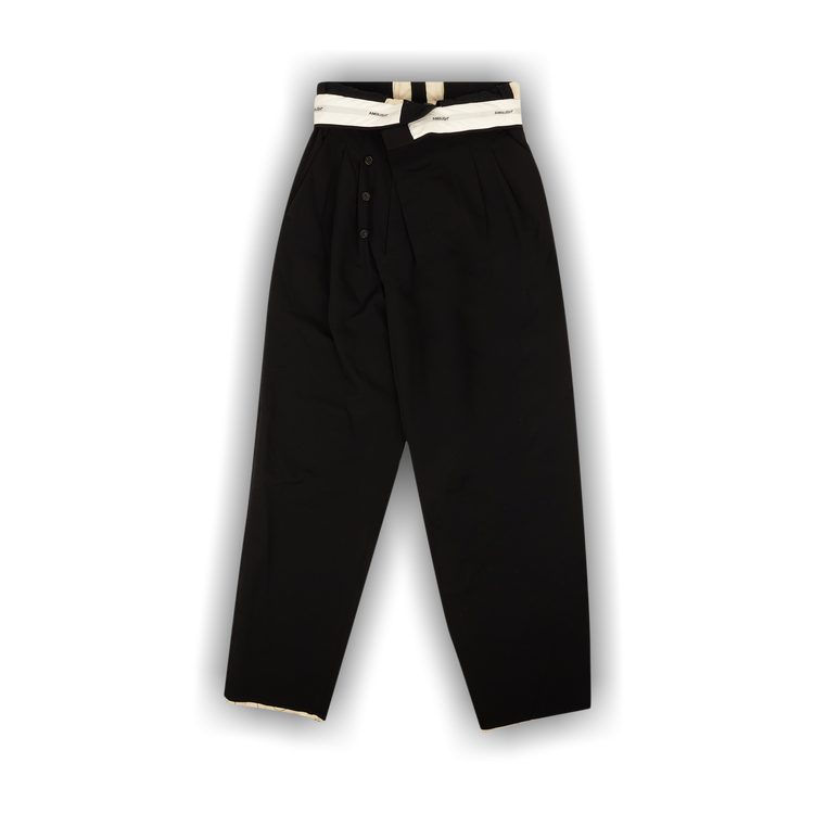 AMBUSH BMAA056F23JER00110011001 関税送料込 Buy Ambush Folded Waist Pants 'Black' - BMCA013F20FAB001