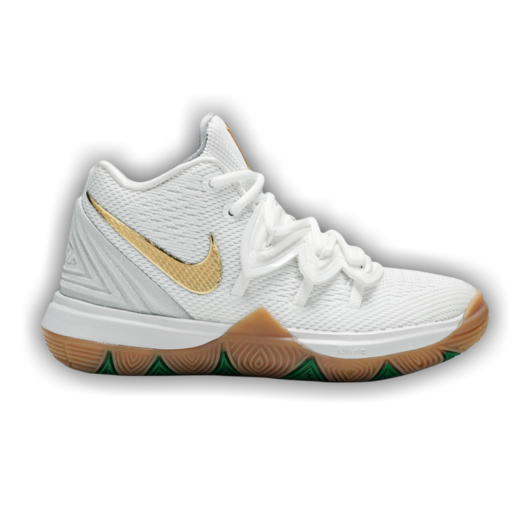 White and gold kyrie 5 cheap