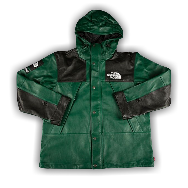Supreme tnf leather parka store