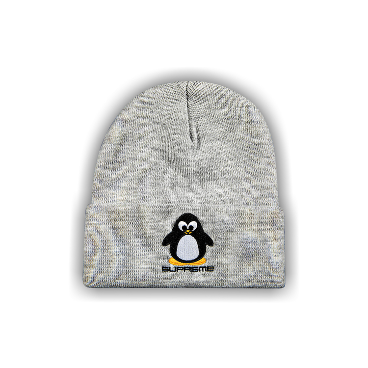 Buy Supreme Penguin Beanie 'Heather Grey' - FW20BN16 HEATHER GREY | GOAT