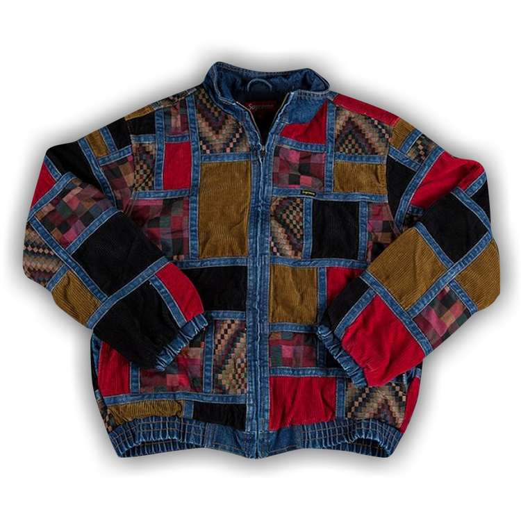 Patchwork jacket supreme on sale
