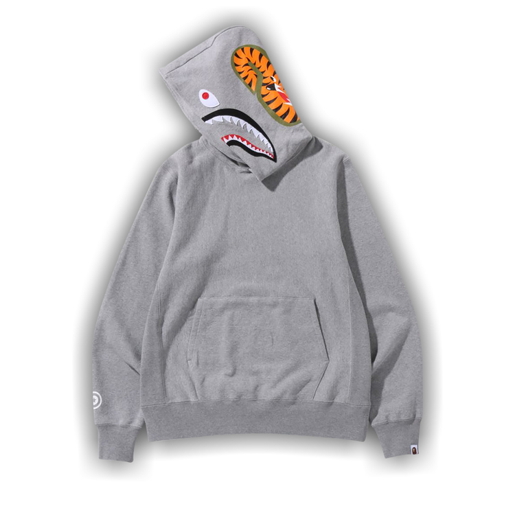 Buy BAPE Shark Pullover Hoodie Grey 1I30 114 017 GREY GOAT