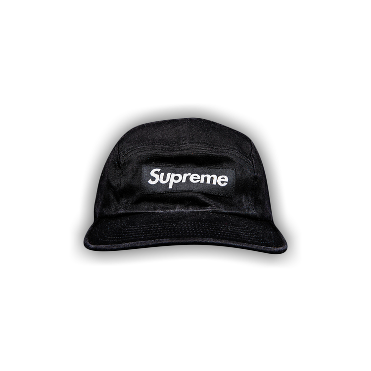 Buy Supreme Washed Chino Twill Camp Cap 'Black' - FW20H7 BLACK | GOAT