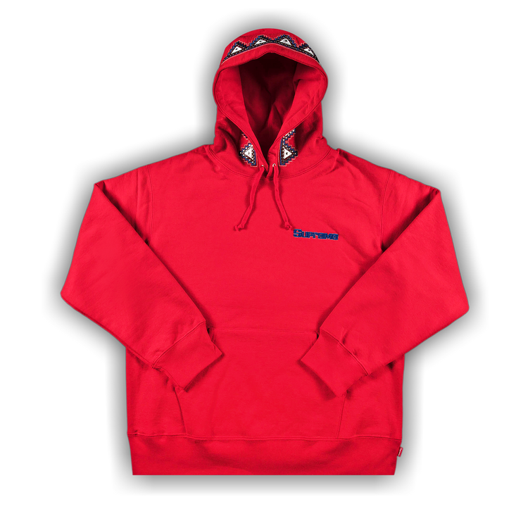 Buy Supreme Pharaoh Studded Hooded Sweatshirt 'Red
