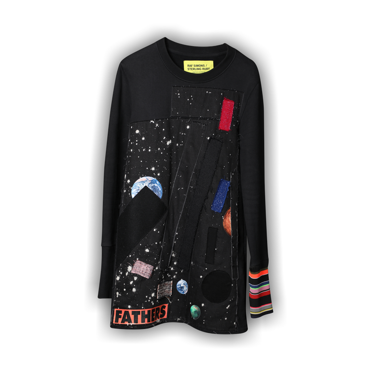 Buy Raf Simons x Sterling Ruby Longline Artwork Appliqué