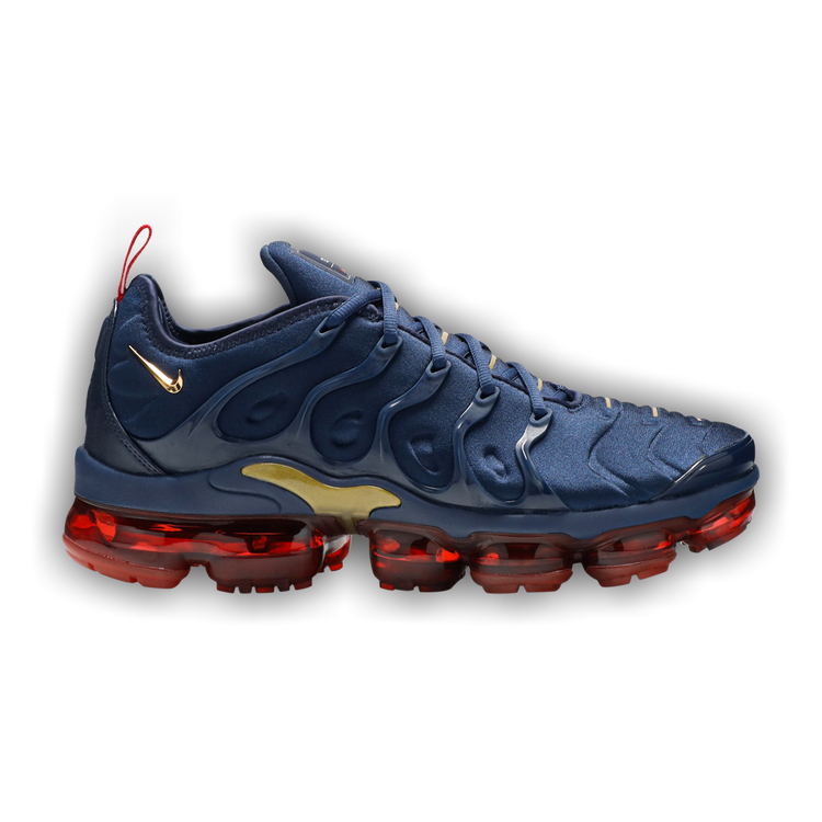 Nike air vapormax plus navy gold red new arrivals