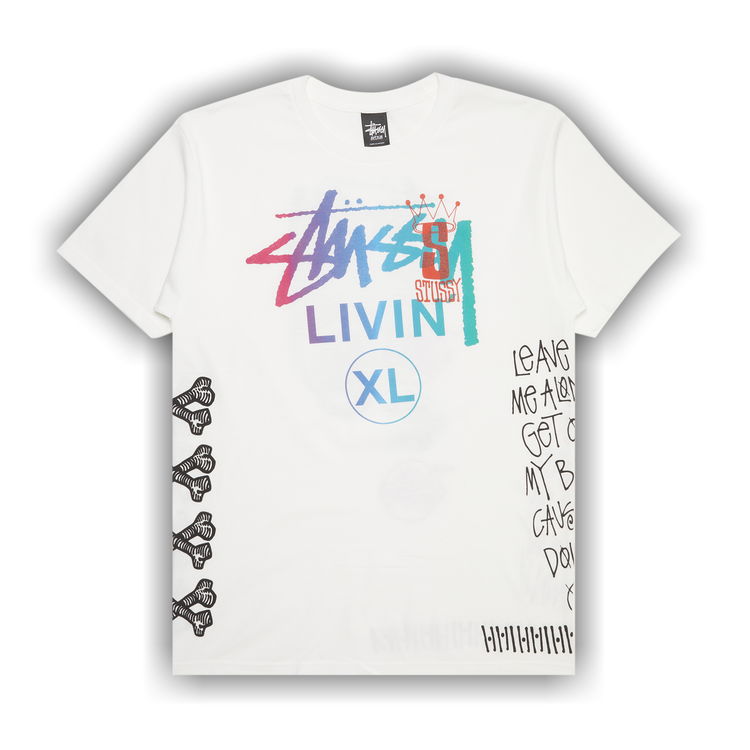 Buy Stussy Livin' XL Dog Tee 'White' - 0535 100000103LXLDT WHIT | GOAT