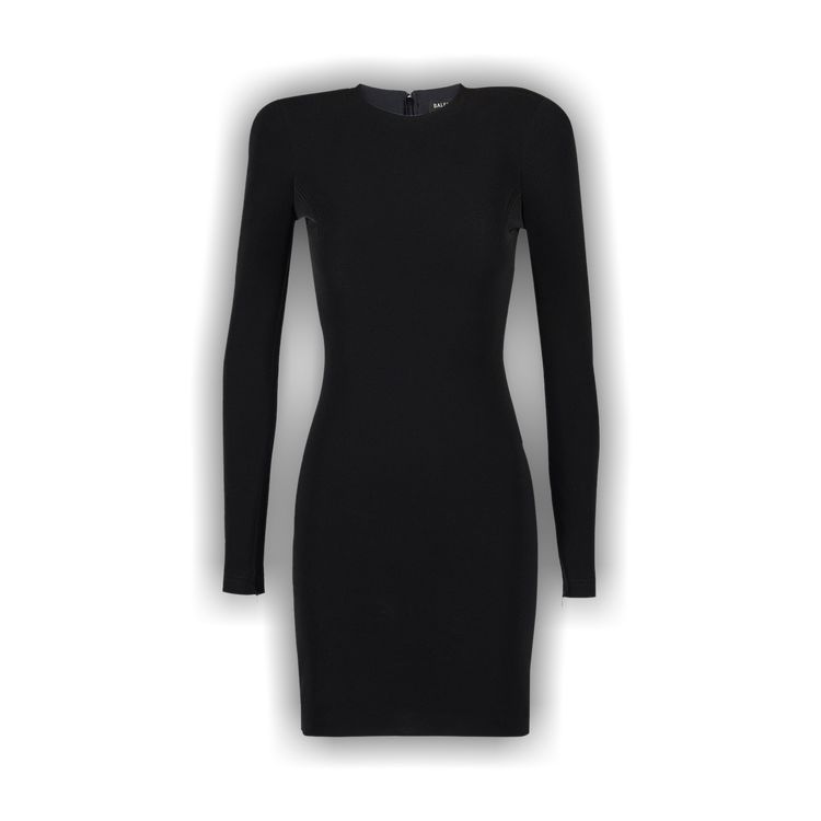 Buy Balenciaga Twill Mini Dress 'Black' - 725079 TMO70 1000