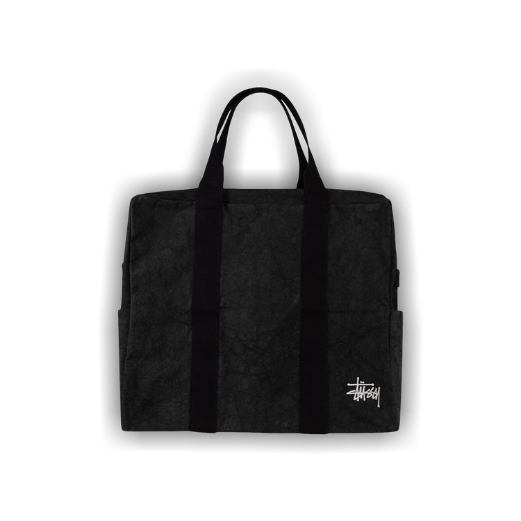 stussy　CANVAS FLIGHT BAG Stussy Canvas Flight Bag Washed Black Men's - SS24 - US