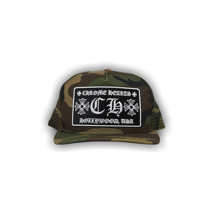 Buy Chrome Hearts Hollywood Trucker Hat 'Green' - 1383