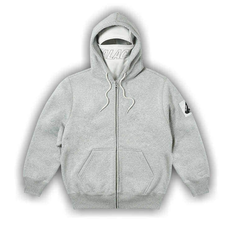 Buy Palace Facemask Shearling Thermal Hood 'Grey' - P23CS204