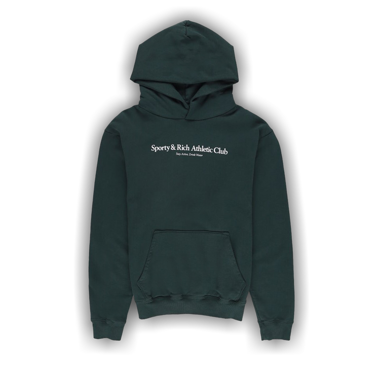 Buy Sporty Rich Athletic Club Hoodie Forest White SR3FALL22