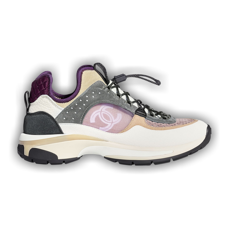 Buy Chanel Wmns Sneaker 'White Grey Purple' - G39488 Y56142 K4944