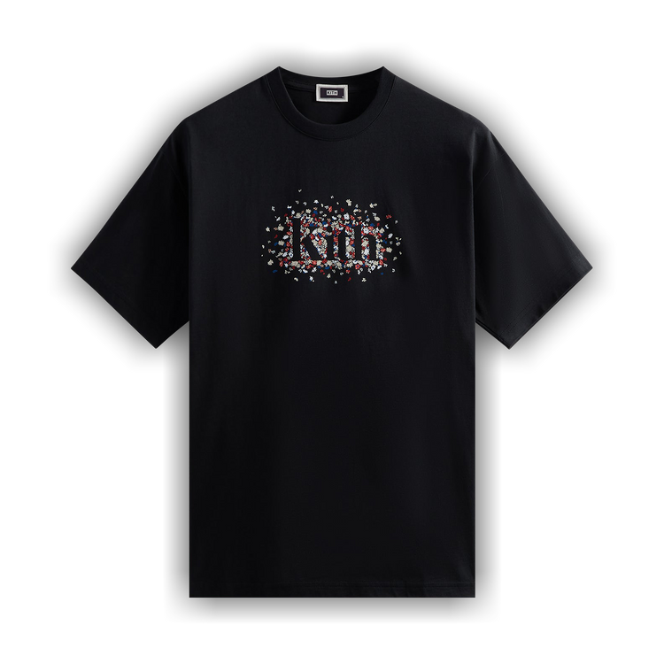 Buy Kith Meadow Serif Tee 'Black' - KHM031011 001 | GOAT