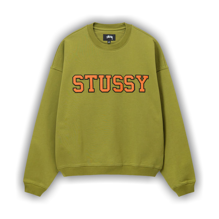 Buy Stussy Relaxed Oversized Crew 'Green' - 118517 GREE | GOAT Buy Stussy Relaxed Oversized Crew 'Green' - 118517 GREE | GOAT