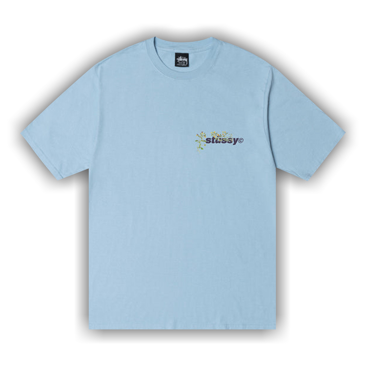 ★人気★【STUSSY】★Strike Pigment Dyed T-Shirt★Sky Blue★ Stüssy Stussy Strike Pigment Dyed Tee 'Sky Blue' | REVERSIBLE