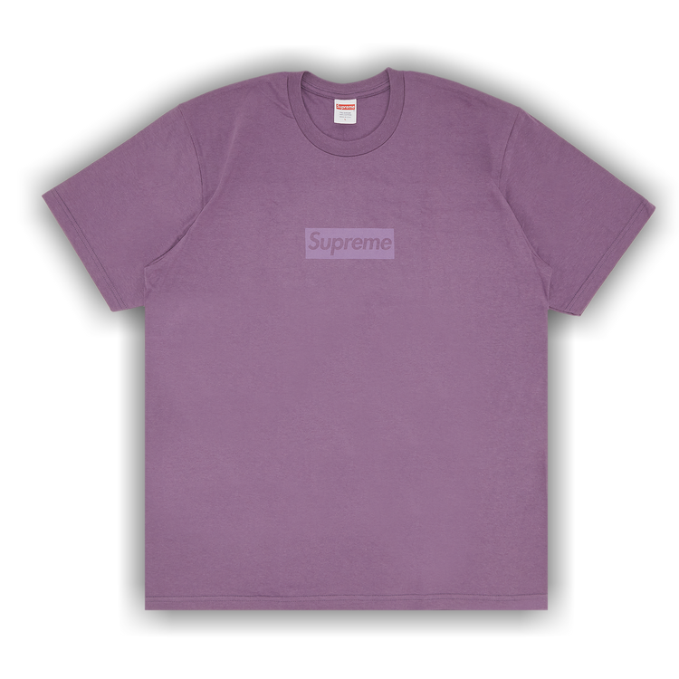 Buy Supreme Tonal Box Logo Tee 'Dusty Purple' - SS23T23 DUSTY PURPLE | GOAT