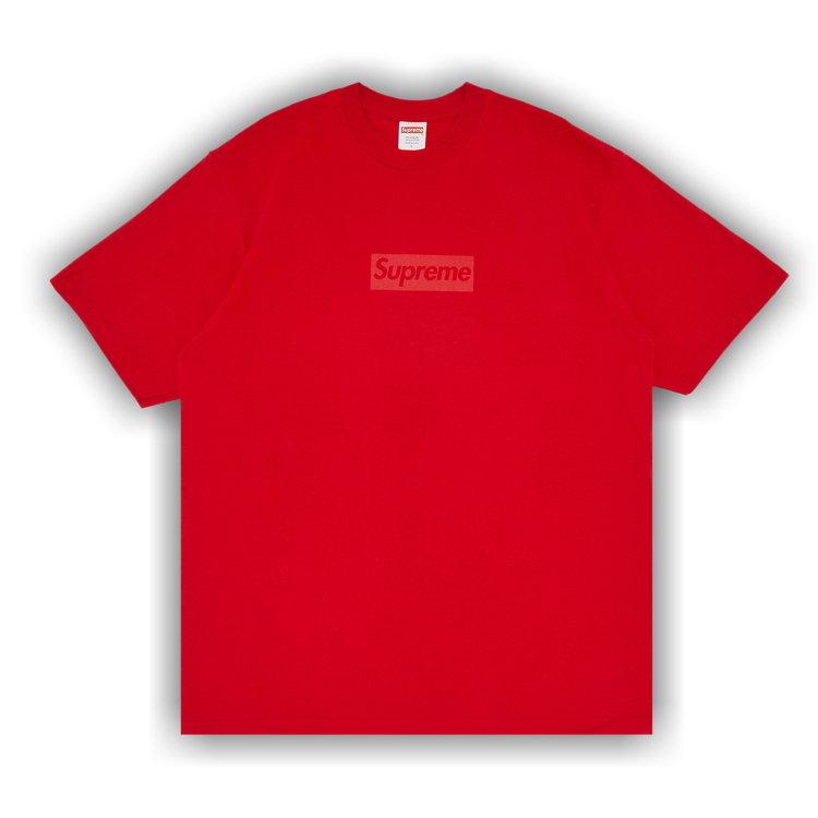 Buy Supreme Tonal Box Logo Tee 'Red' - SS23T23 RED | GOAT