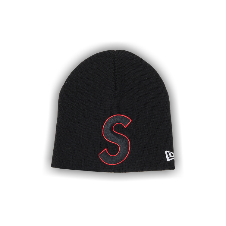Buy Supreme x New Era S Logo Beanie 'Black' - SS23BN8 BLACK | GOAT