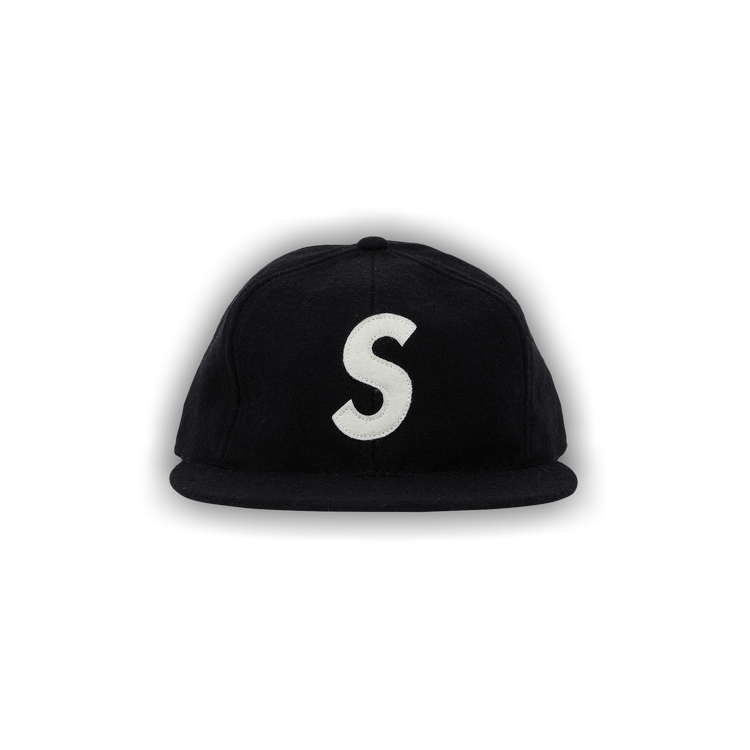 Buy Supreme x Ebbets S Logo Fitted 6-Panel 'Black' - SS23H27