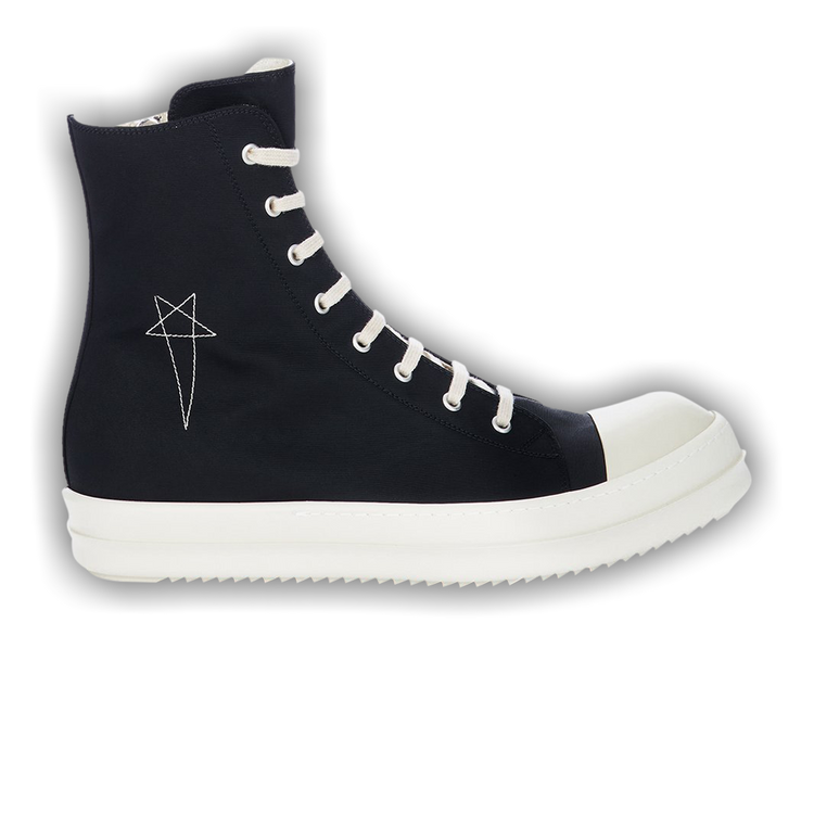 Buy Rick Owens Wmns EDFU DRKSHDW Pentagram Embroidery High 'Black Milk' -  DS01C6800 MUEM4 9811 | GOAT