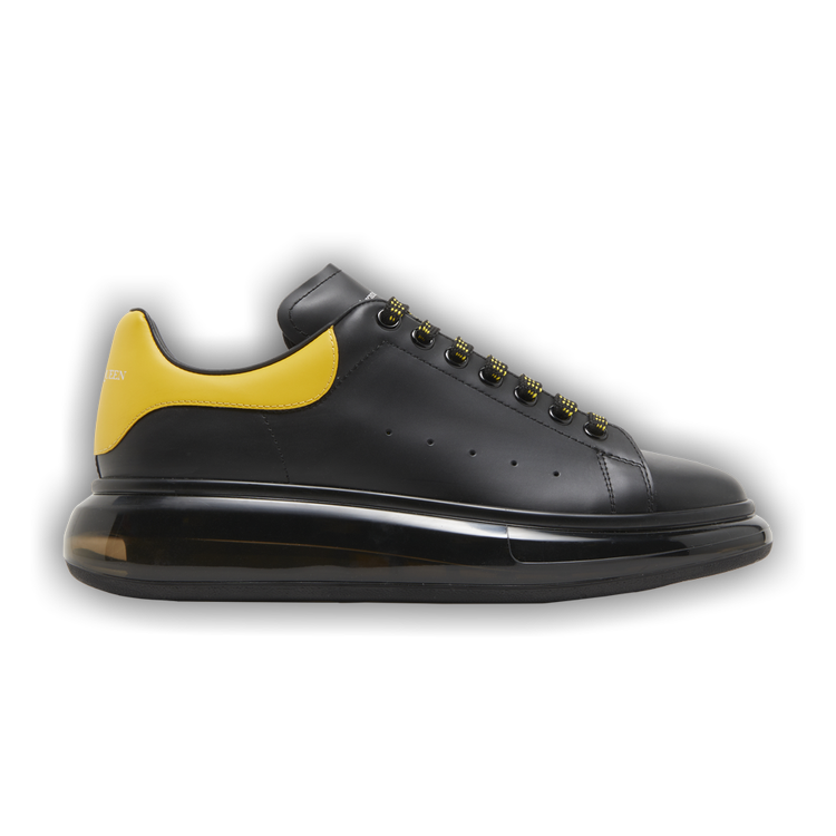 Alexander McQueen Oversized Sneaker 'Clear Sole - Black Pop Yellow