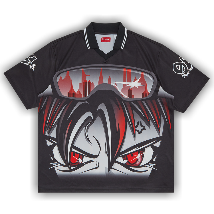 Crest Soccer Jersey Black Men's - FW24 - US
