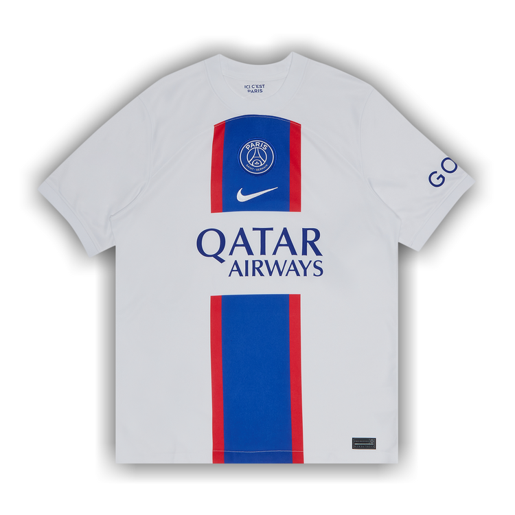 Paris st germain white online jersey